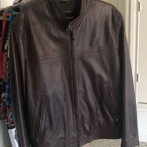 Men’s Chocolate Brown Leather Jacket